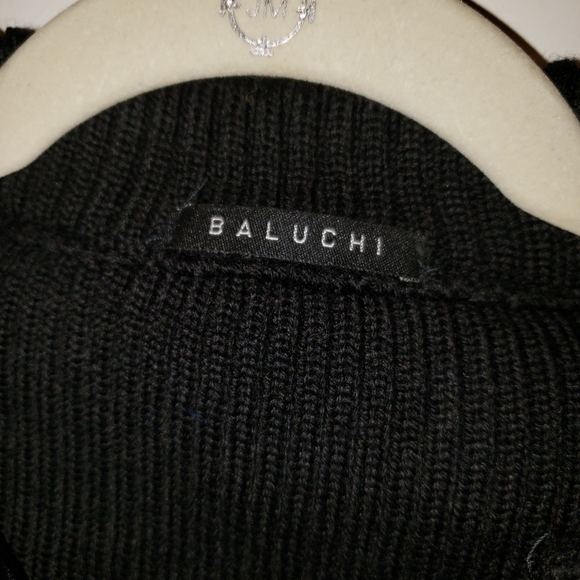 Black rabbit fur/wool jacket - Picture 2 of 3